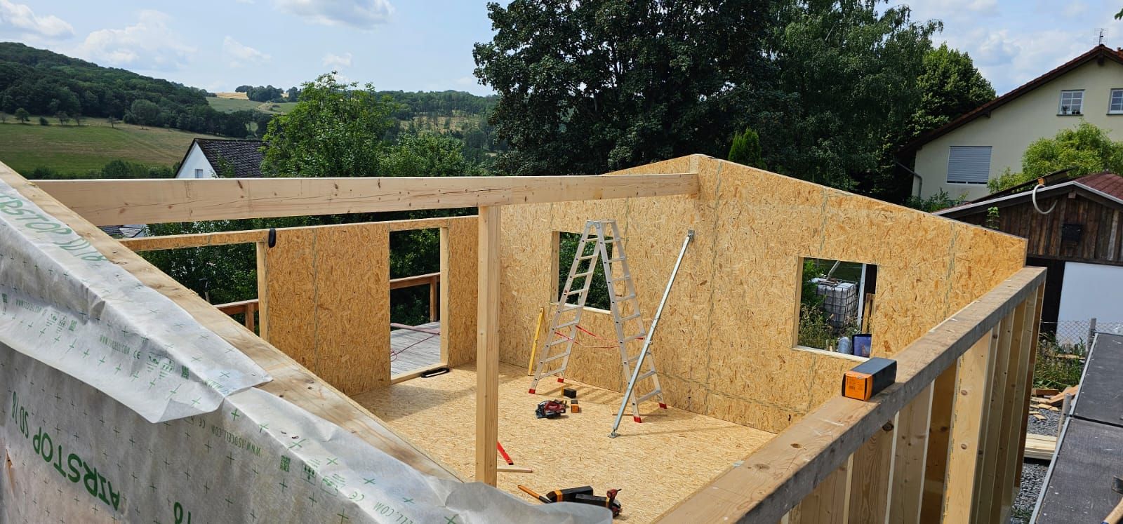 Holzbau Kuhl - Firstpfette dachkonstruktion